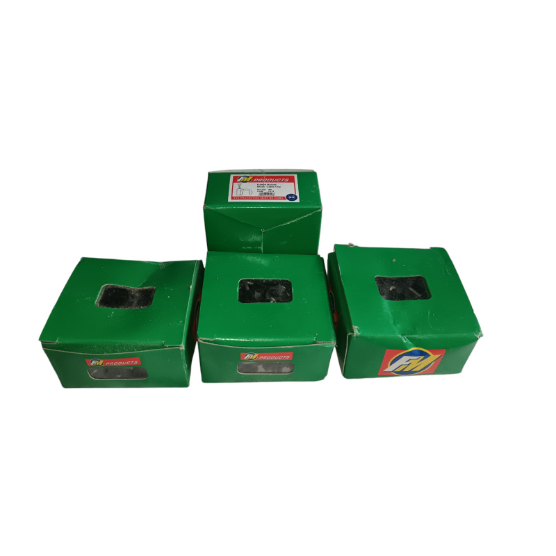 6.0mm round black  cable clips - Qty: 100